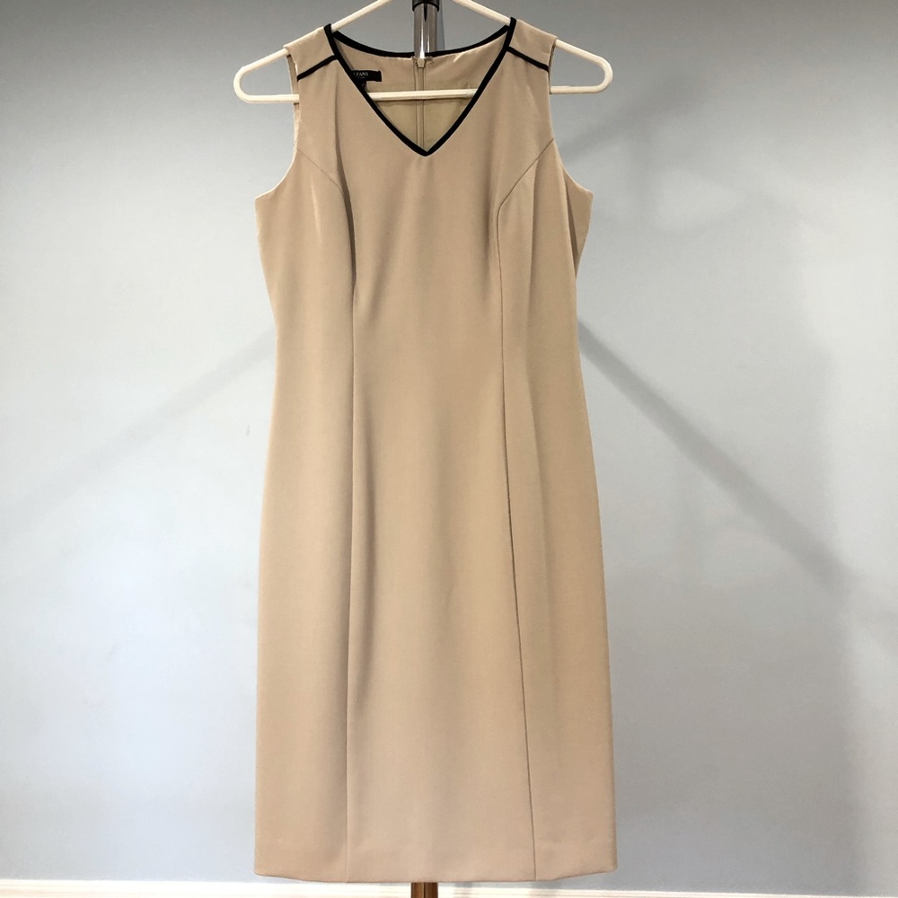 Alfani Petites Cream Sheath Dress, Size 2P